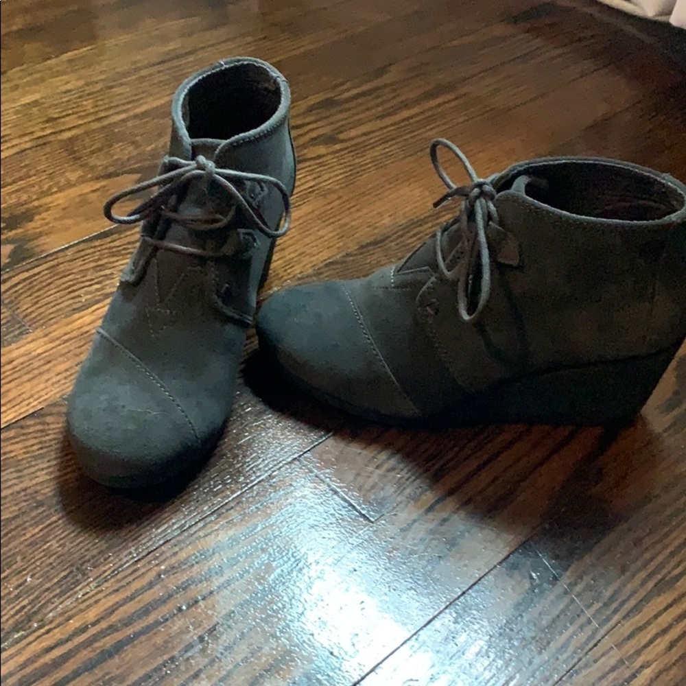 Gray Toms Booties